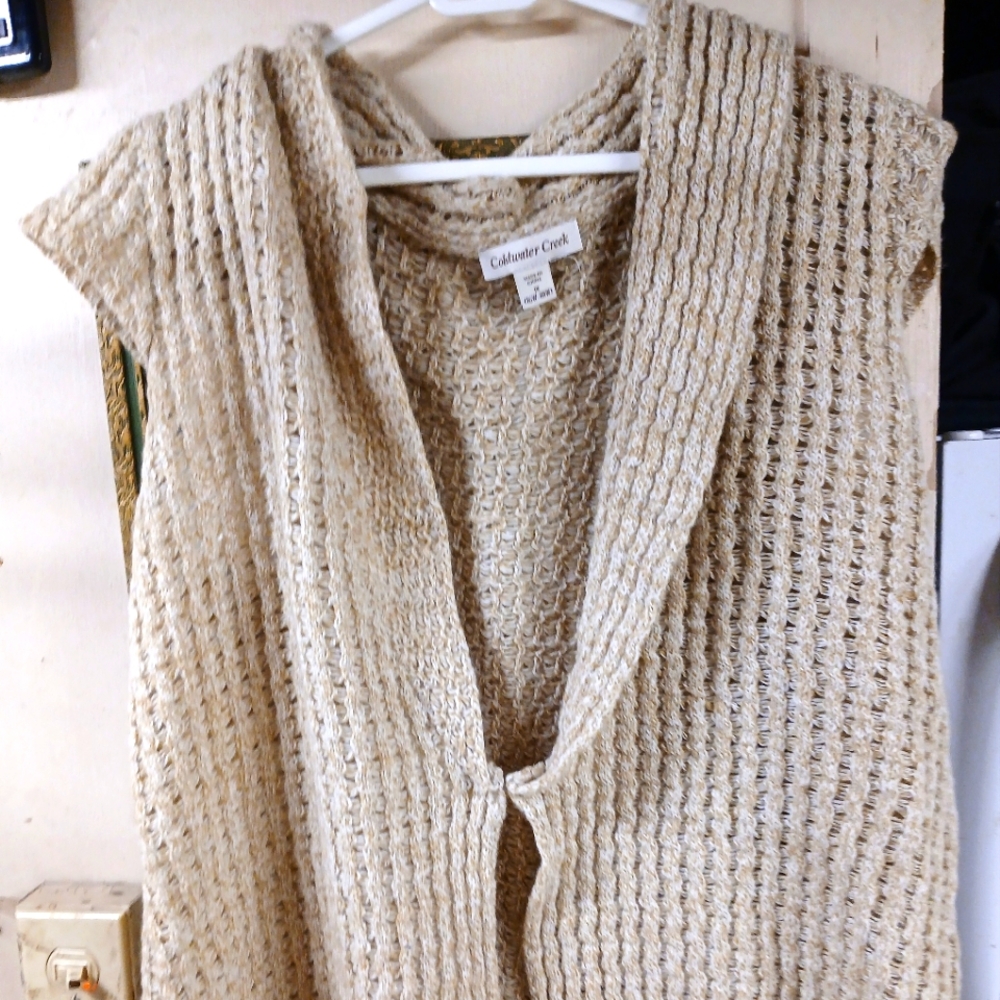 Coldwater Creek 1X knit vest